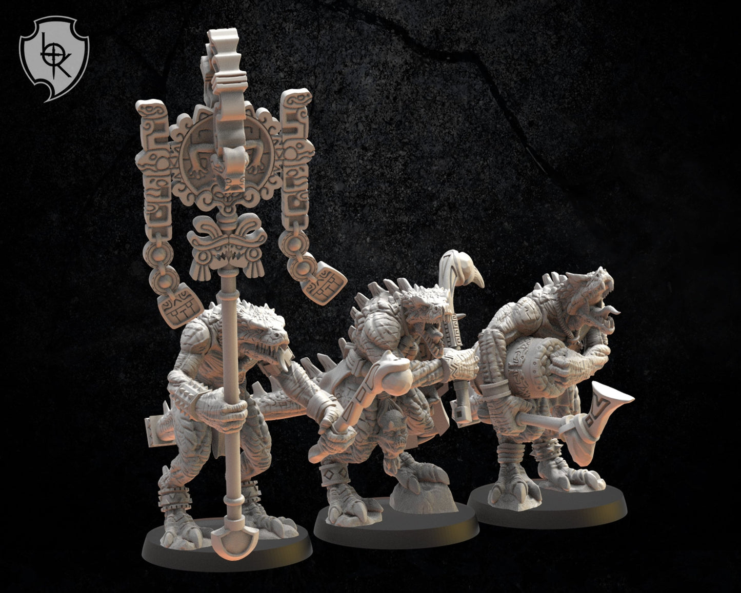 Ezocamtl Command Group Resin Boss Miniature product image