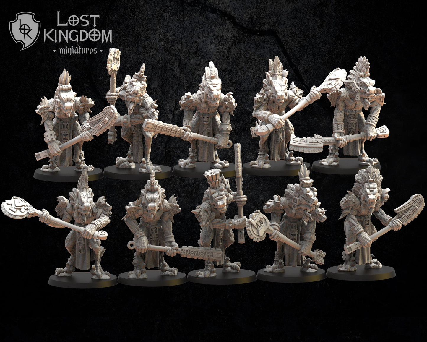 Coatl Guard x10 Resin Miniatures Set product image