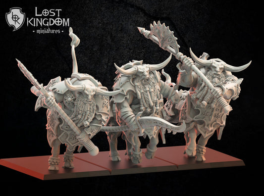 Anointed Bul-Thaurs x3 Resin Miniatures Set alternate view 2