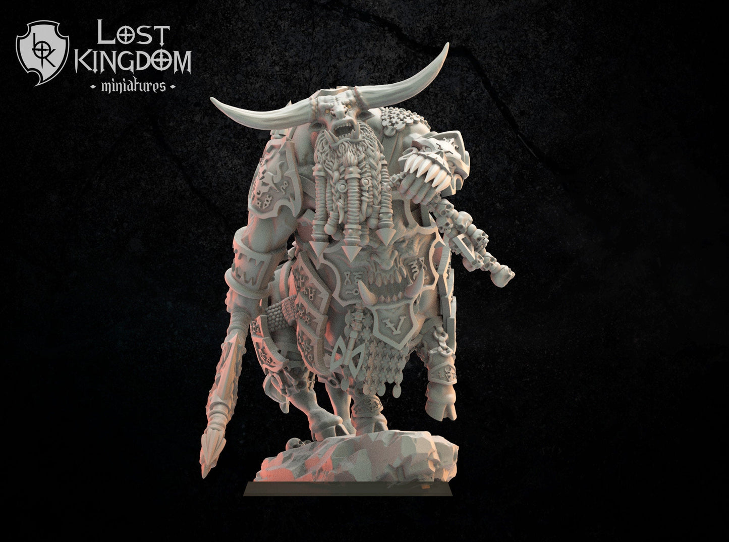 Hurgroth, Bul-Thaur Hero Resin Boss Miniature alternate view 3