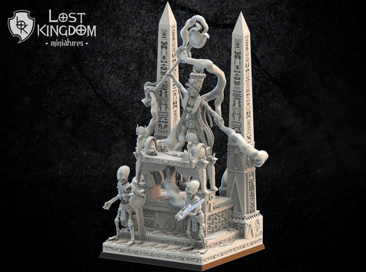 Amenophis on Canopic Altar Resin Boss Miniature alternate view 2