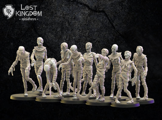 Damned Regiment x10 Resin Miniatures Regiment alternate view 2