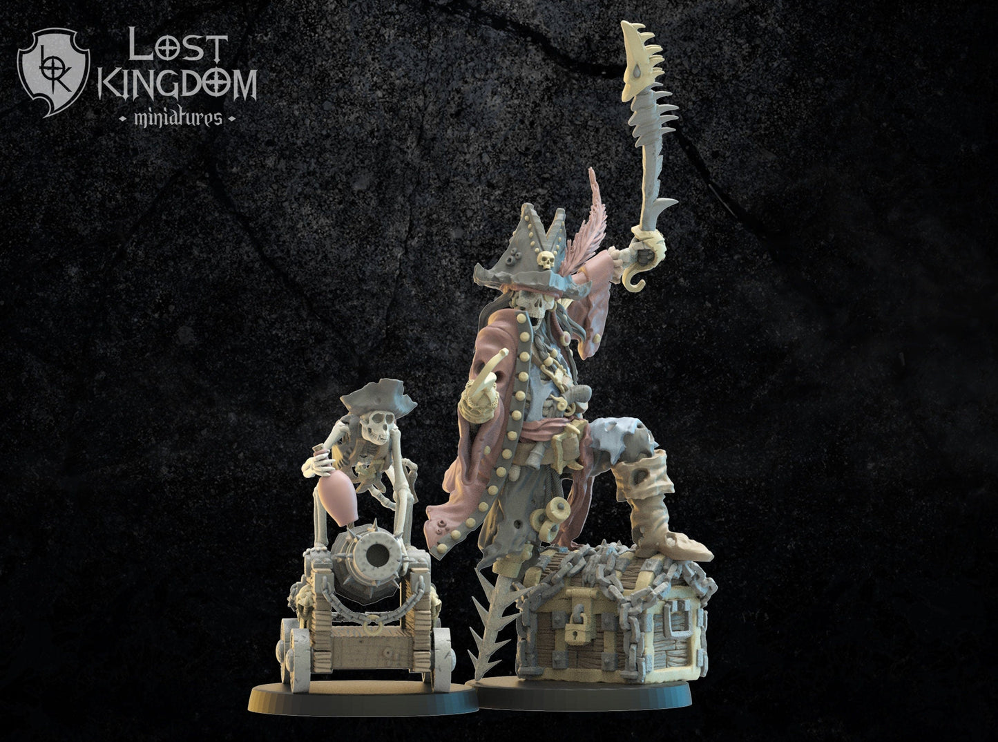 Captain Sawleg and Mr. Boom Resin Upgrade Parts alternate view 3