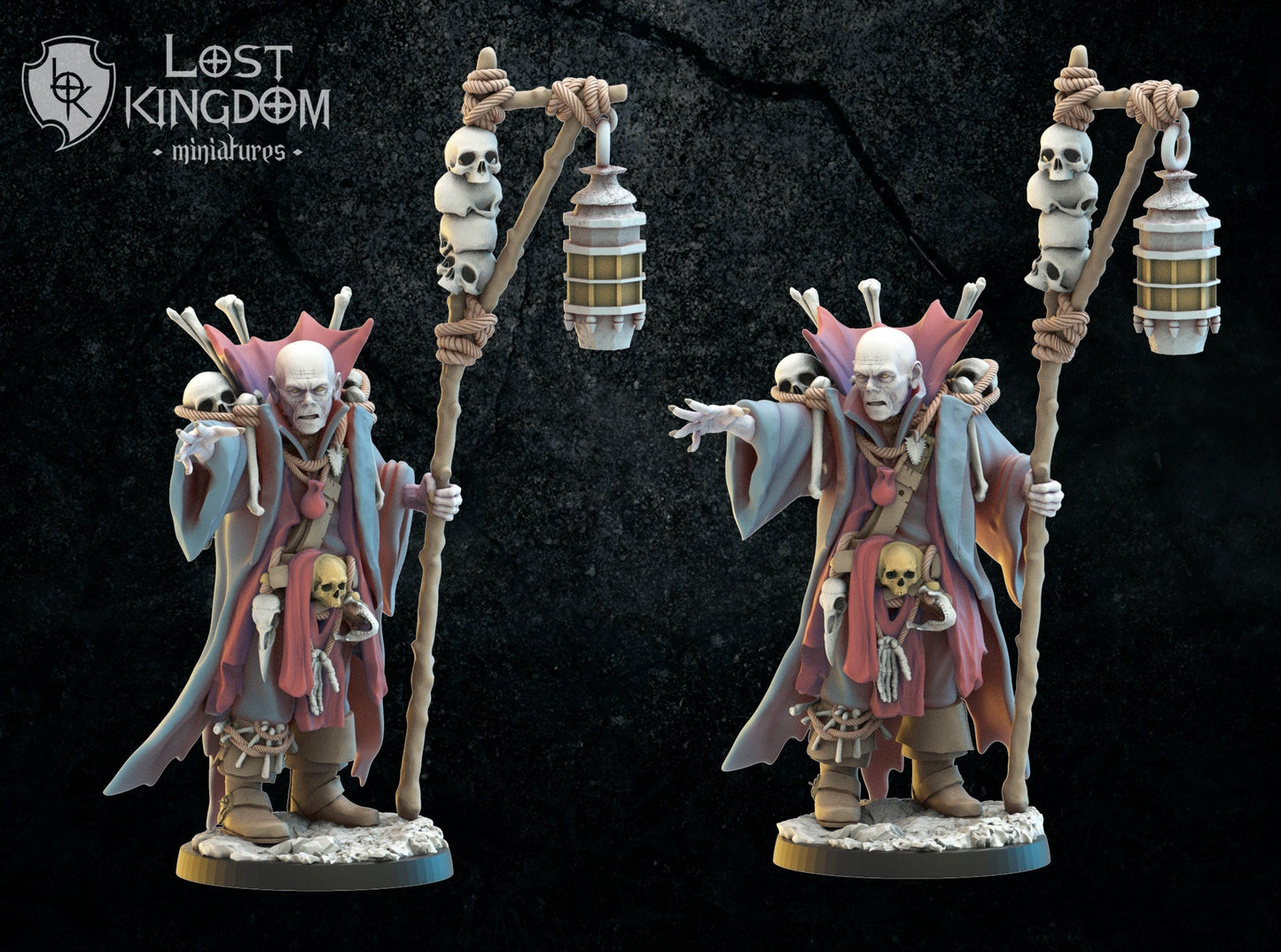 Dregan "Bones" The Necromancer Resin Boss Miniature product image