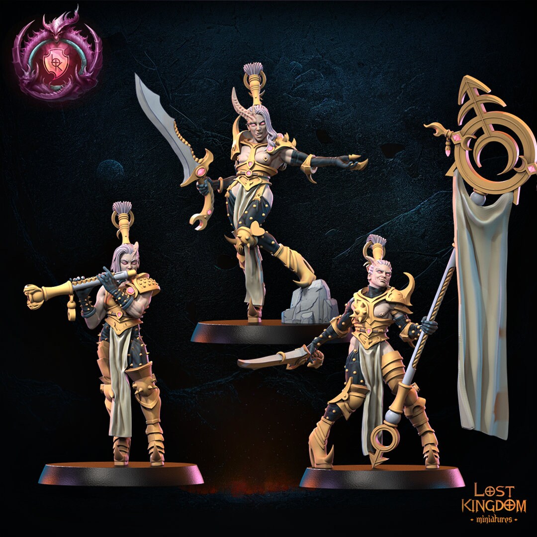 Depravation Command Group Resin Boss Miniature product image