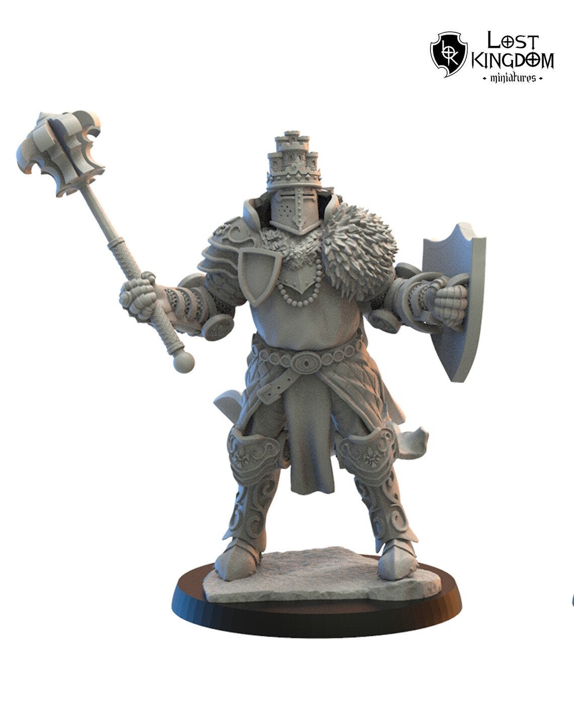 Sir Bors On Foot Resin Boss Miniature product image