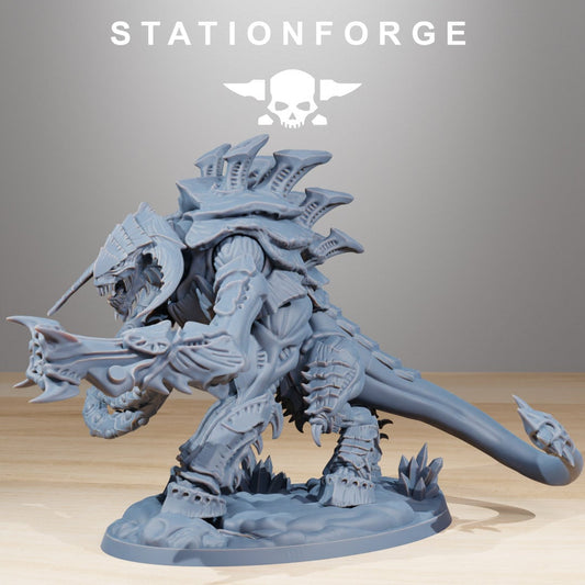 Xenarid Necrothorn Resin Miniature Figure alternate view 2