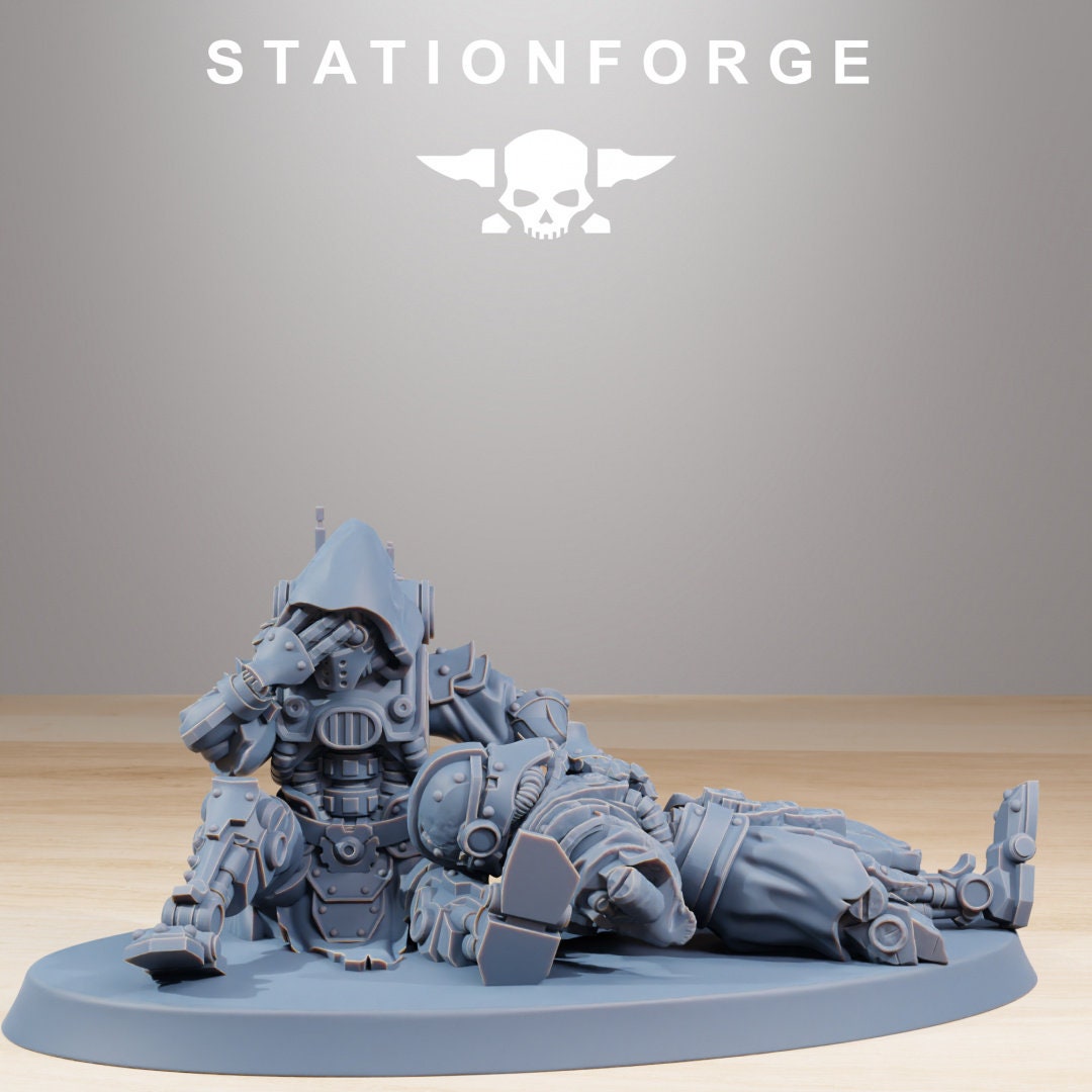 Scavenger Wounded x8 Resin Miniatures Set alternate view 5