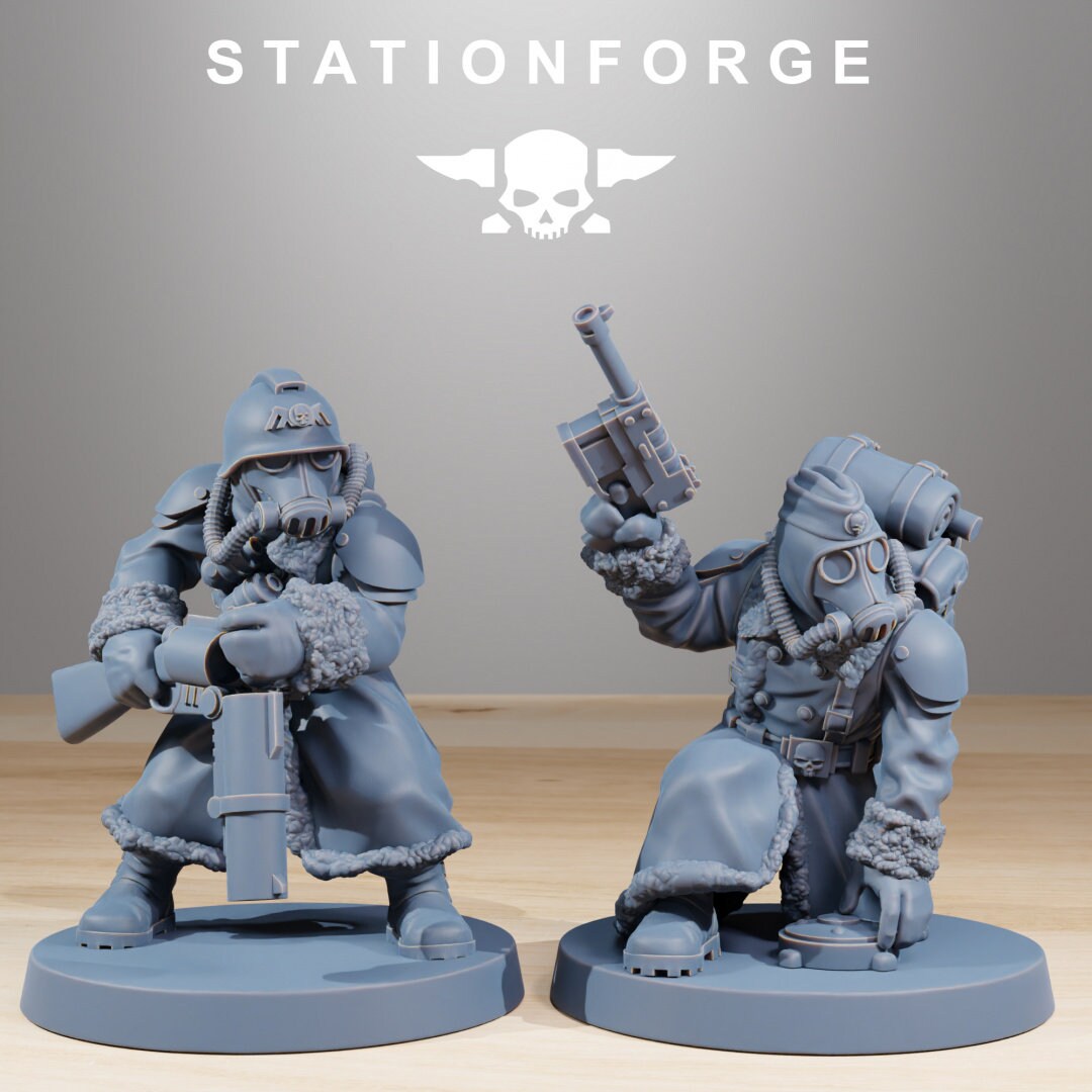GrimGuard Frostwatch x10 Resin Miniatures Set alternate view 5