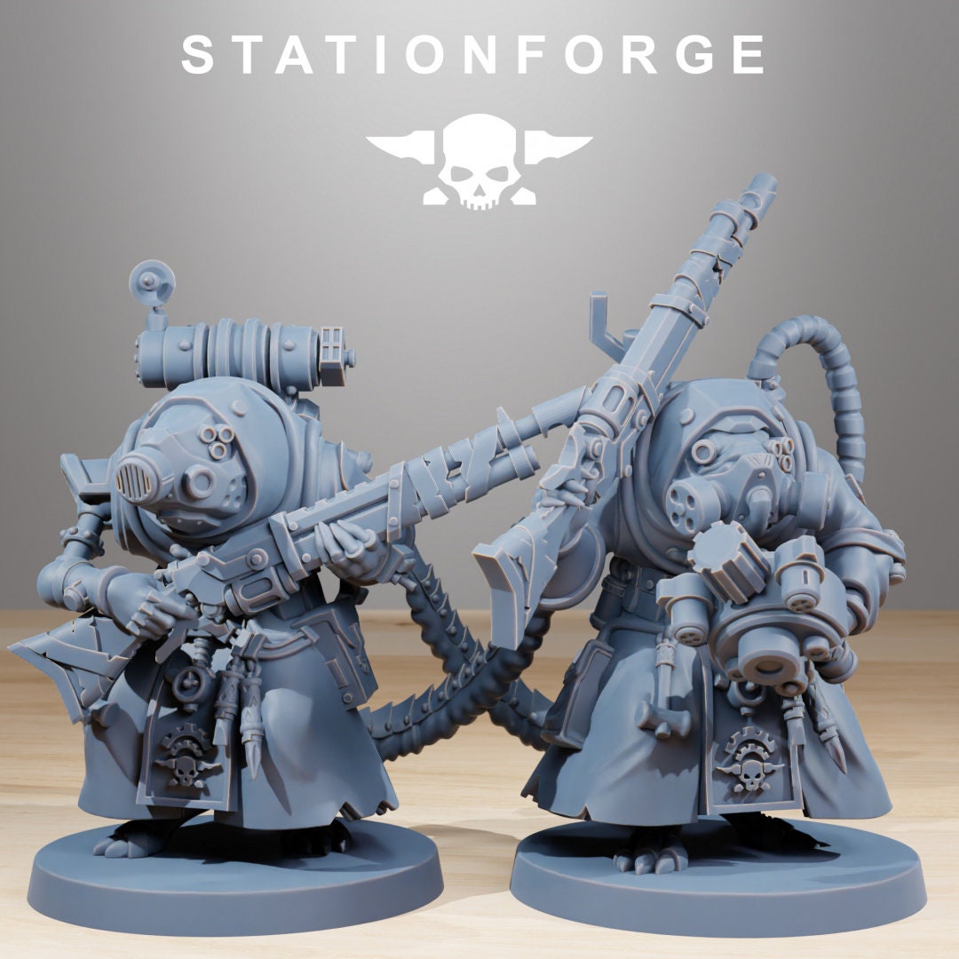 Raticus Grunts x10 Resin Miniatures Set alternate view 5