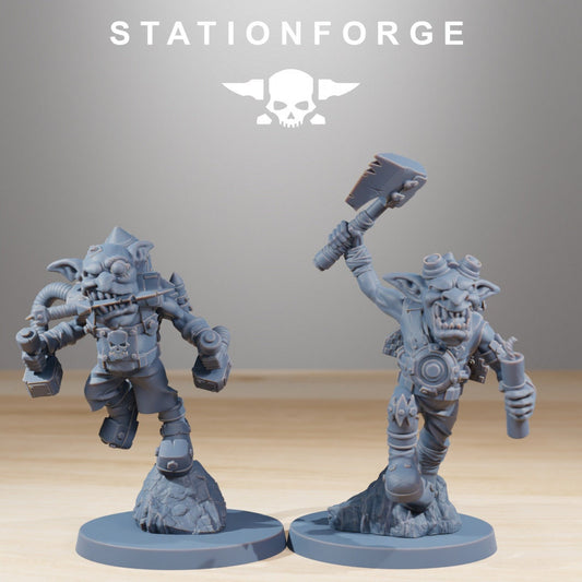 Gobs Jesters x10 Resin Miniatures Set alternate view 2