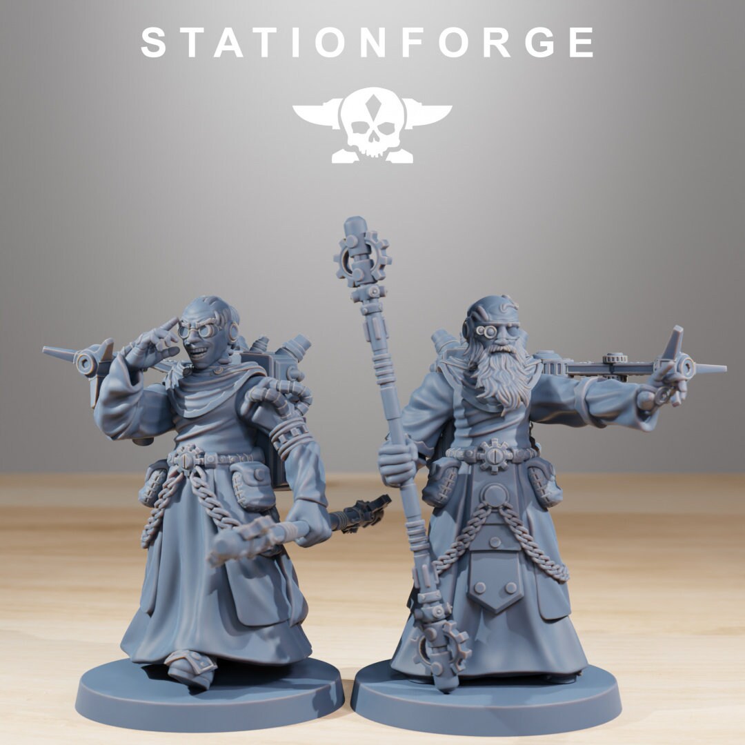 Forager Preachers x10 Resin Miniatures Set alternate view 5