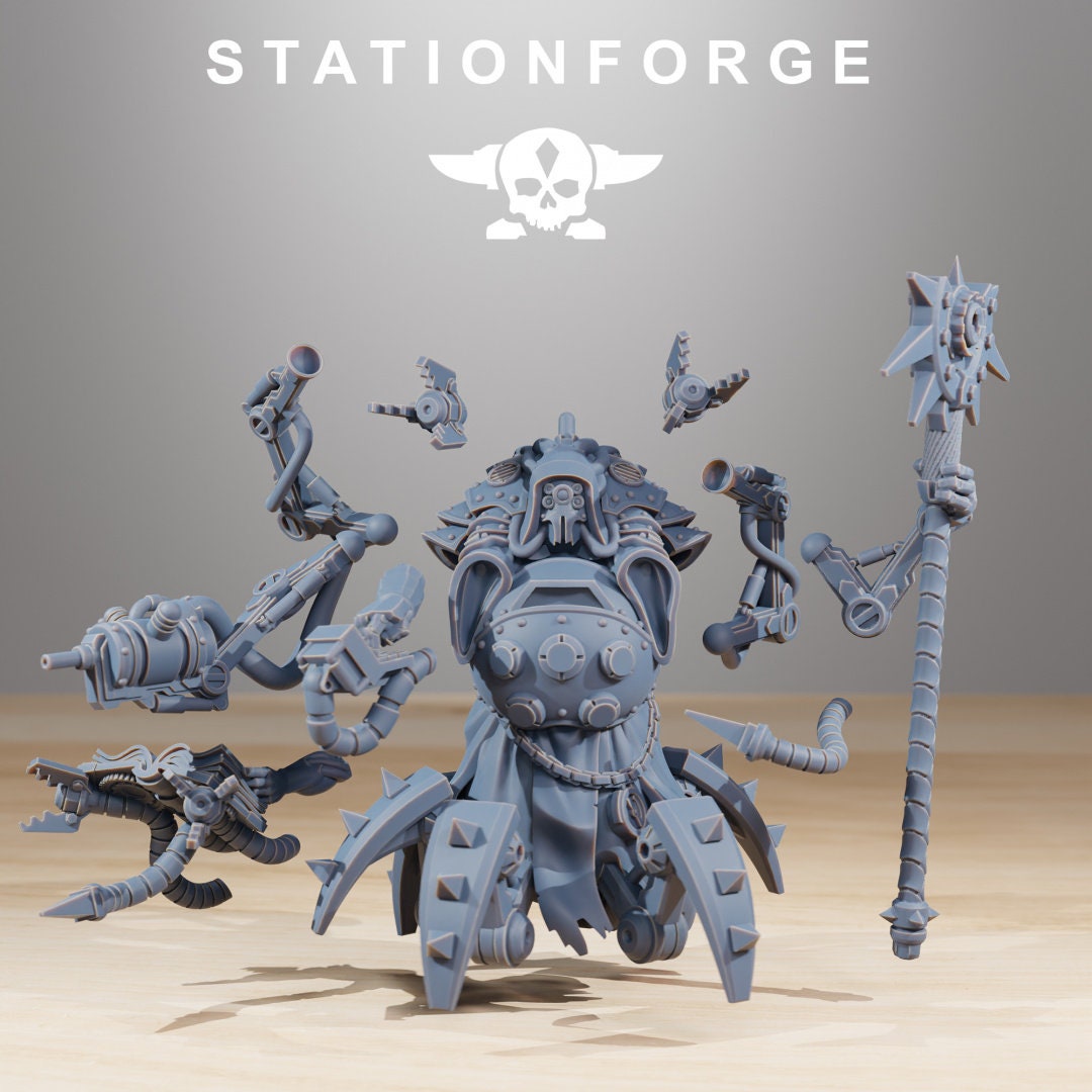 Scavenger Librarian Resin Miniature Figure alternate view 3