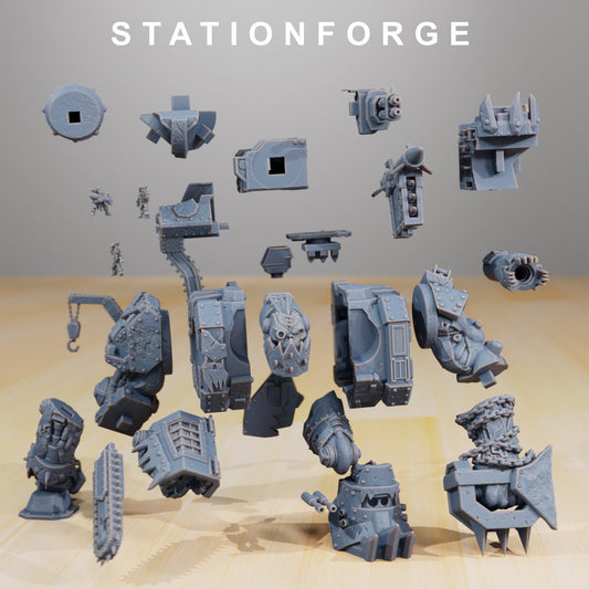 Orkaz Mega Steppa Resin Miniature Figure alternate view 2