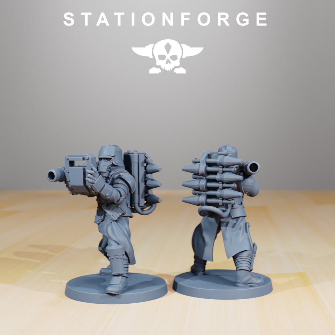 GrimGuard Anti-Armor Squad Resin Upgrade Parts alternate view 4
