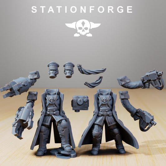 GrimGuard Officer Resin Miniature Figure alternate view 2