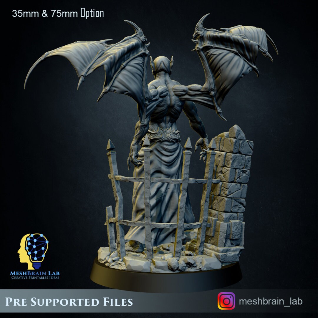 Vampire Lord Resin Boss Miniature alternate view 5