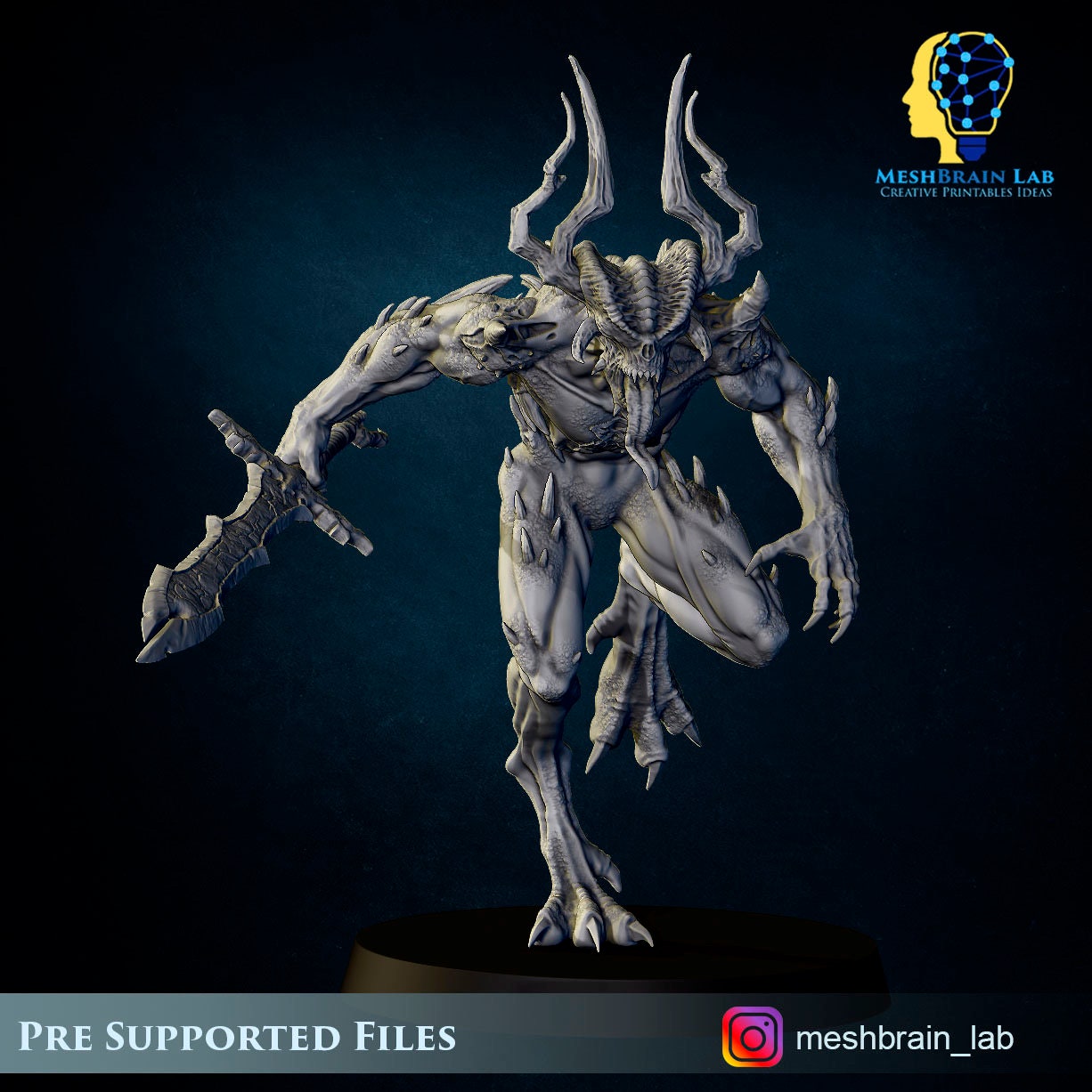Bloodthirsty Daemons x6 Resin Miniatures Set alternate view 5