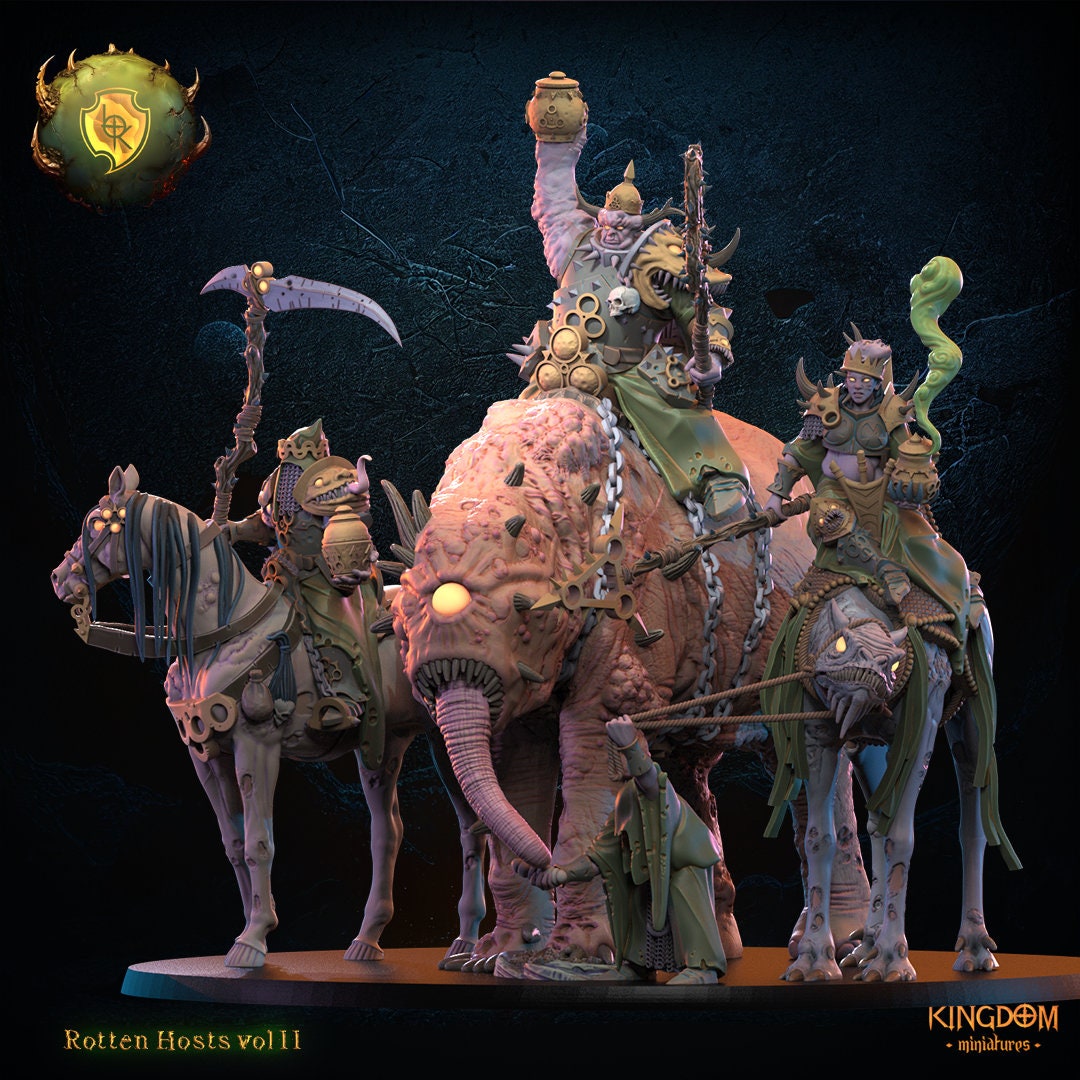 Three Rotten Kings Resin Boss Miniature alternate view 2