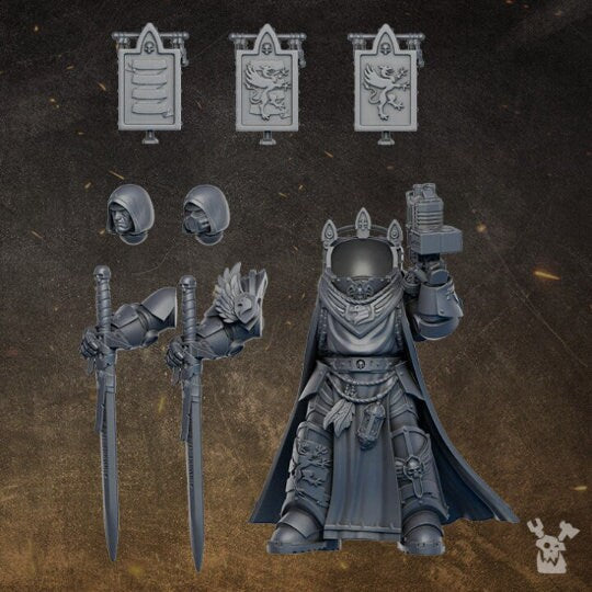 Sir Percival Resin Miniature Figure - DakkaDakka Miniatures alternate view 2
