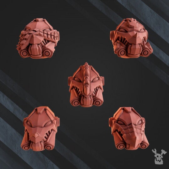 Volcano Legion Heavy Destroyers x5 Resin Upgrade Parts alternate view 5