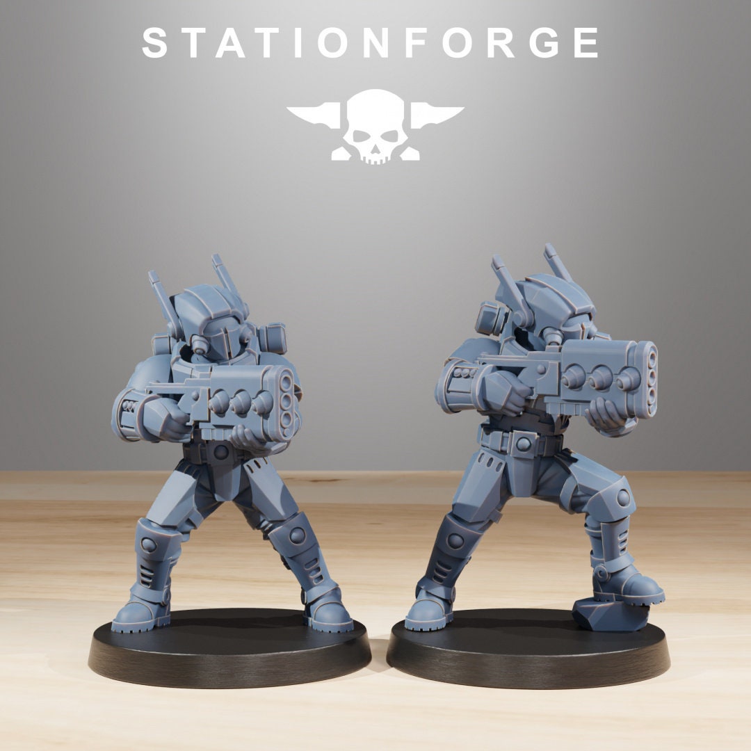 Tarion Clone Infantry x10 Resin Miniatures Set alternate view 5
