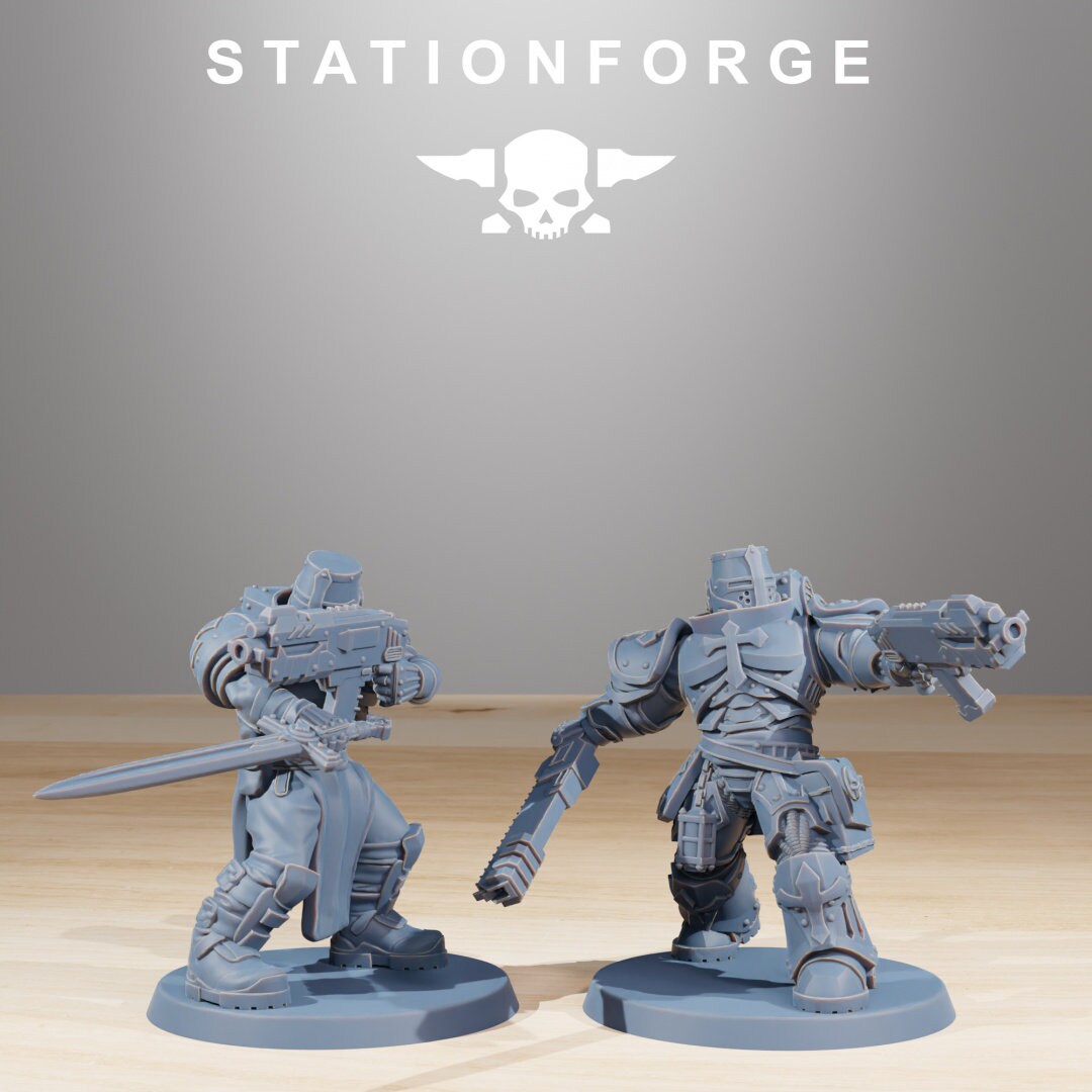 Socratis Zealots x10 Resin Miniatures Set alternate view 5