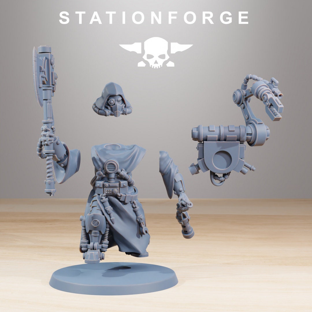Scavenger Commander Resin Boss Miniature alternate view 3