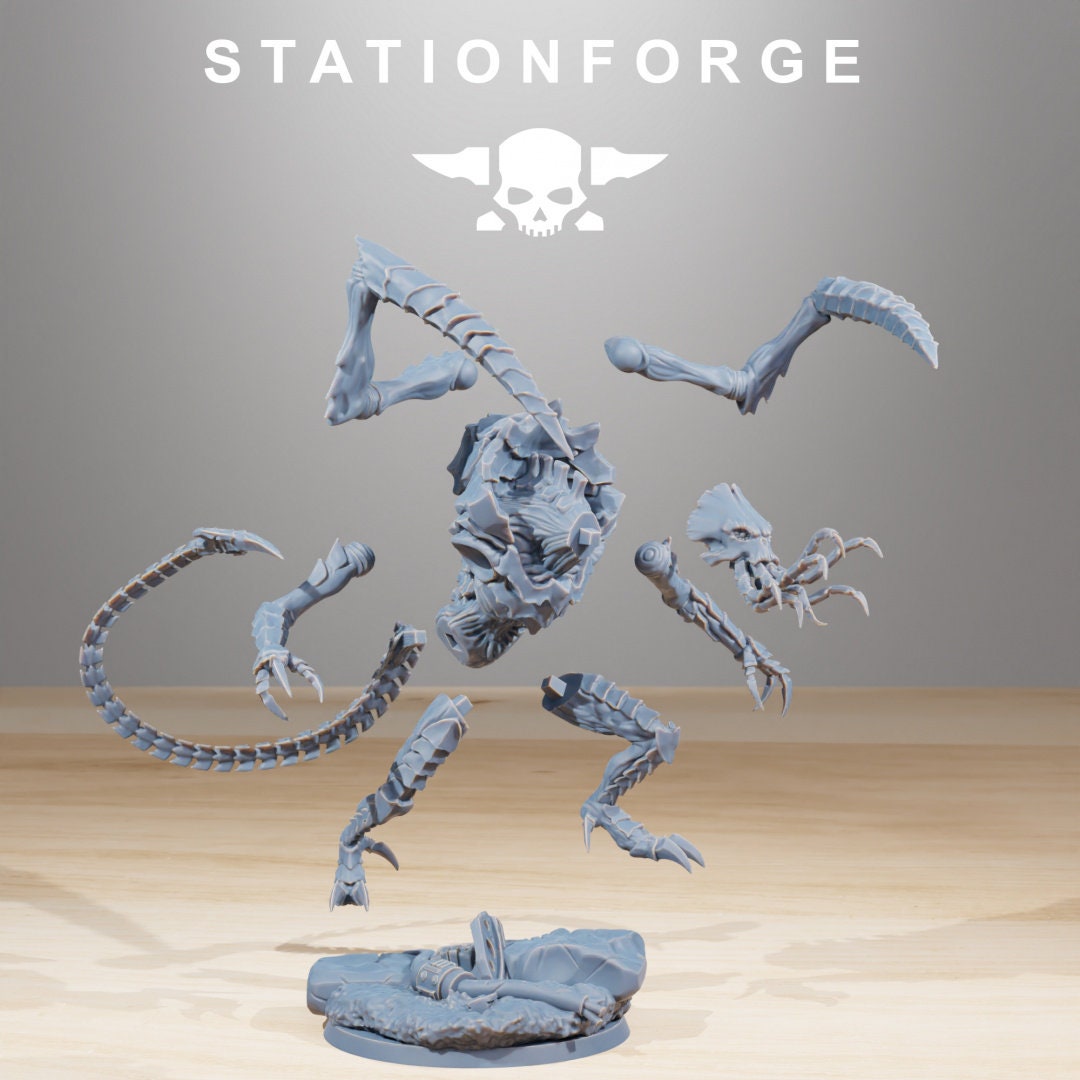 Xenarid Soul Eater Resin Miniature Figure alternate view 4