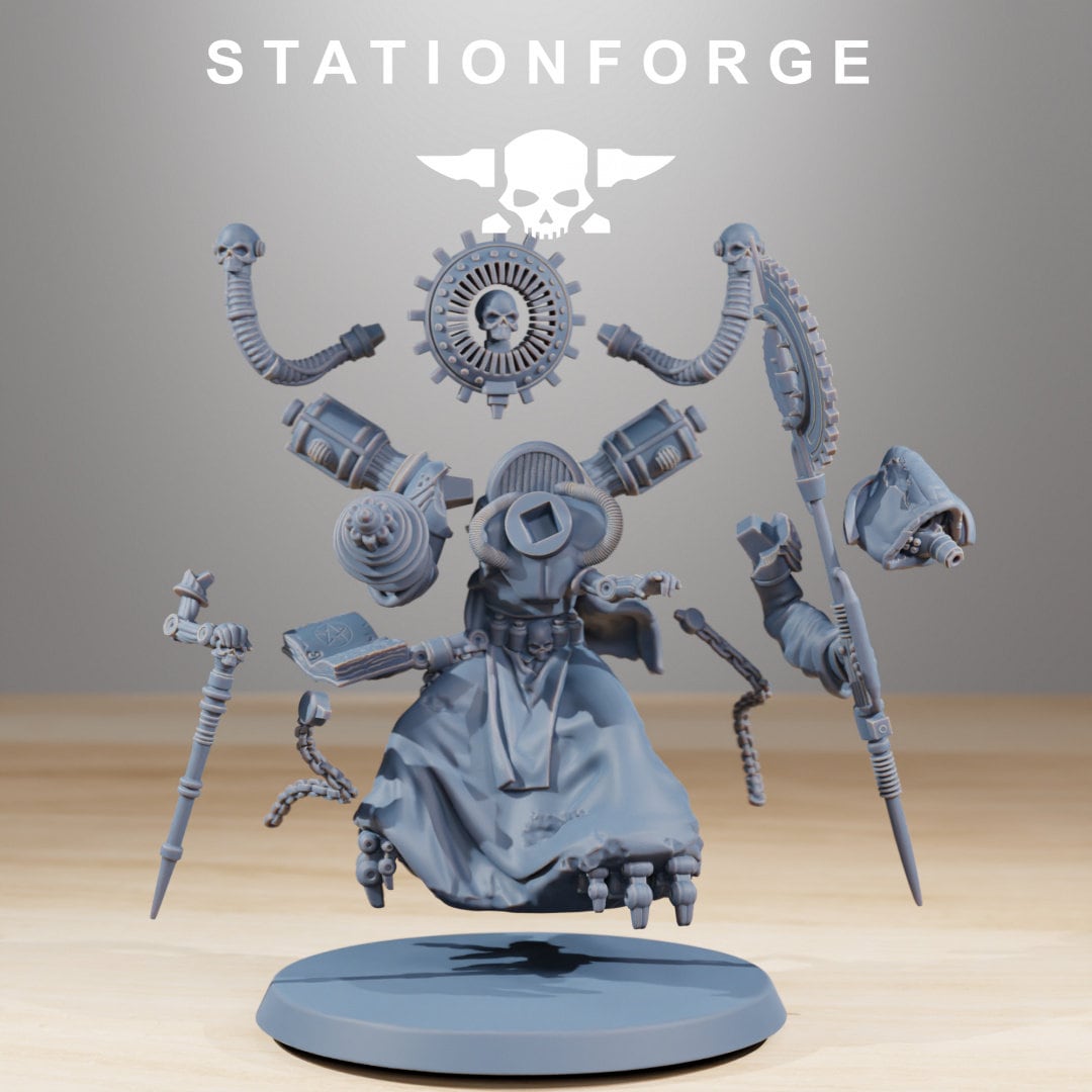 Scavenger Cultist Leader Resin Miniature Figure alternate view 2
