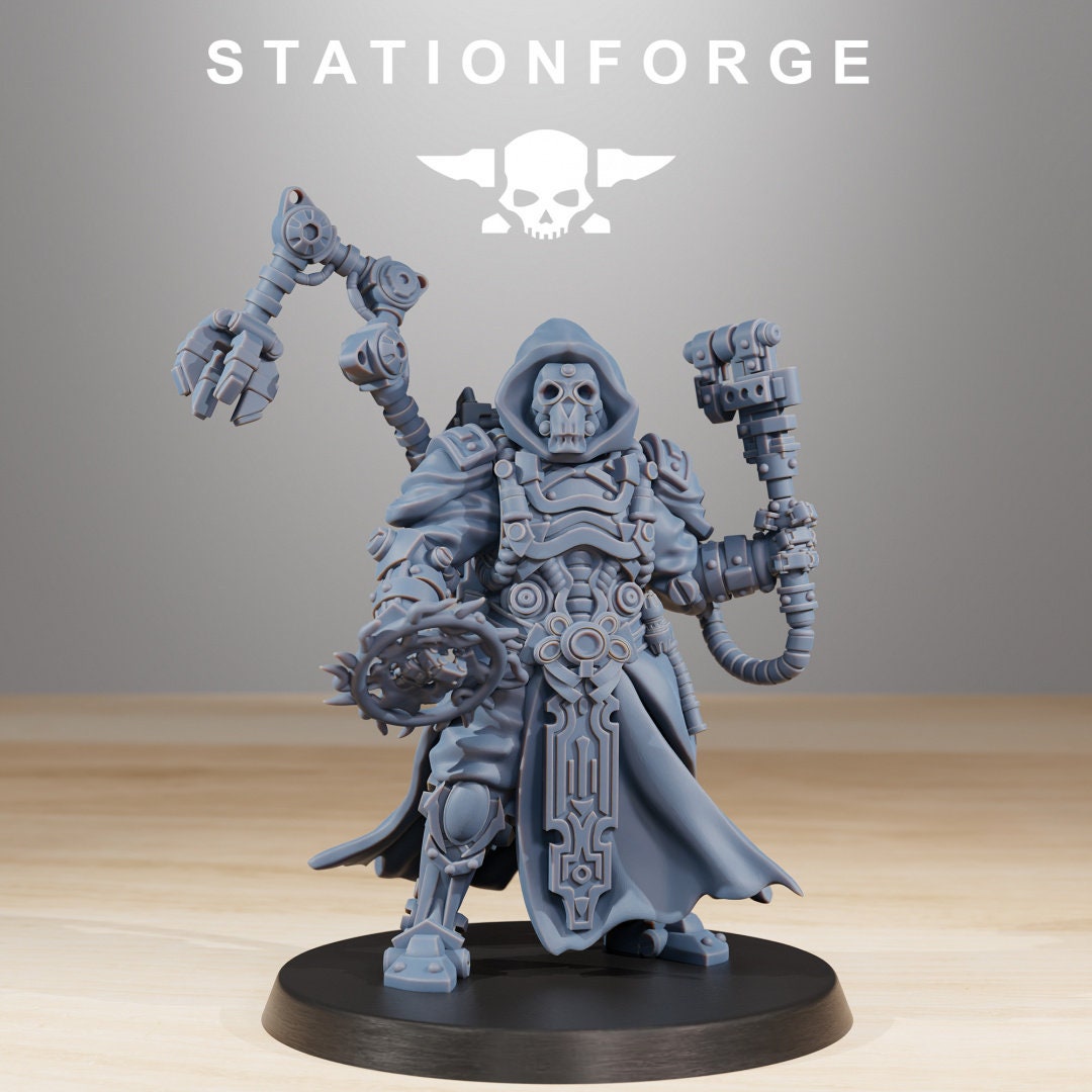 Scavenger Techno Priest Resin Miniature Figure product image