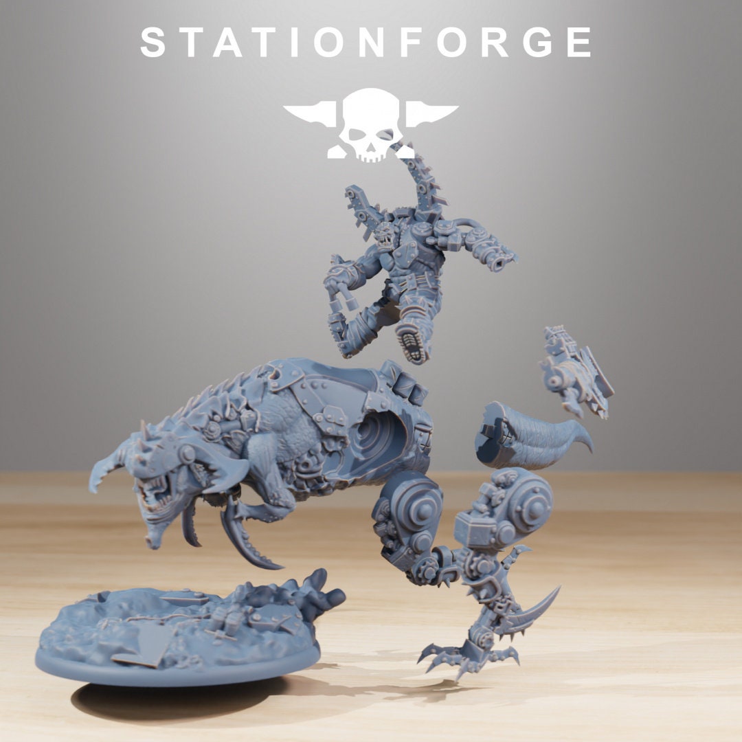 Orkaz Beast Boss Resin Boss Miniature alternate view 4