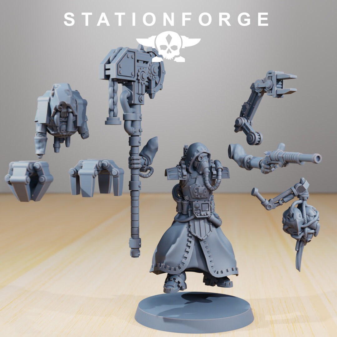 Scavenger Scrapper Resin Miniature Figure alternate view 3