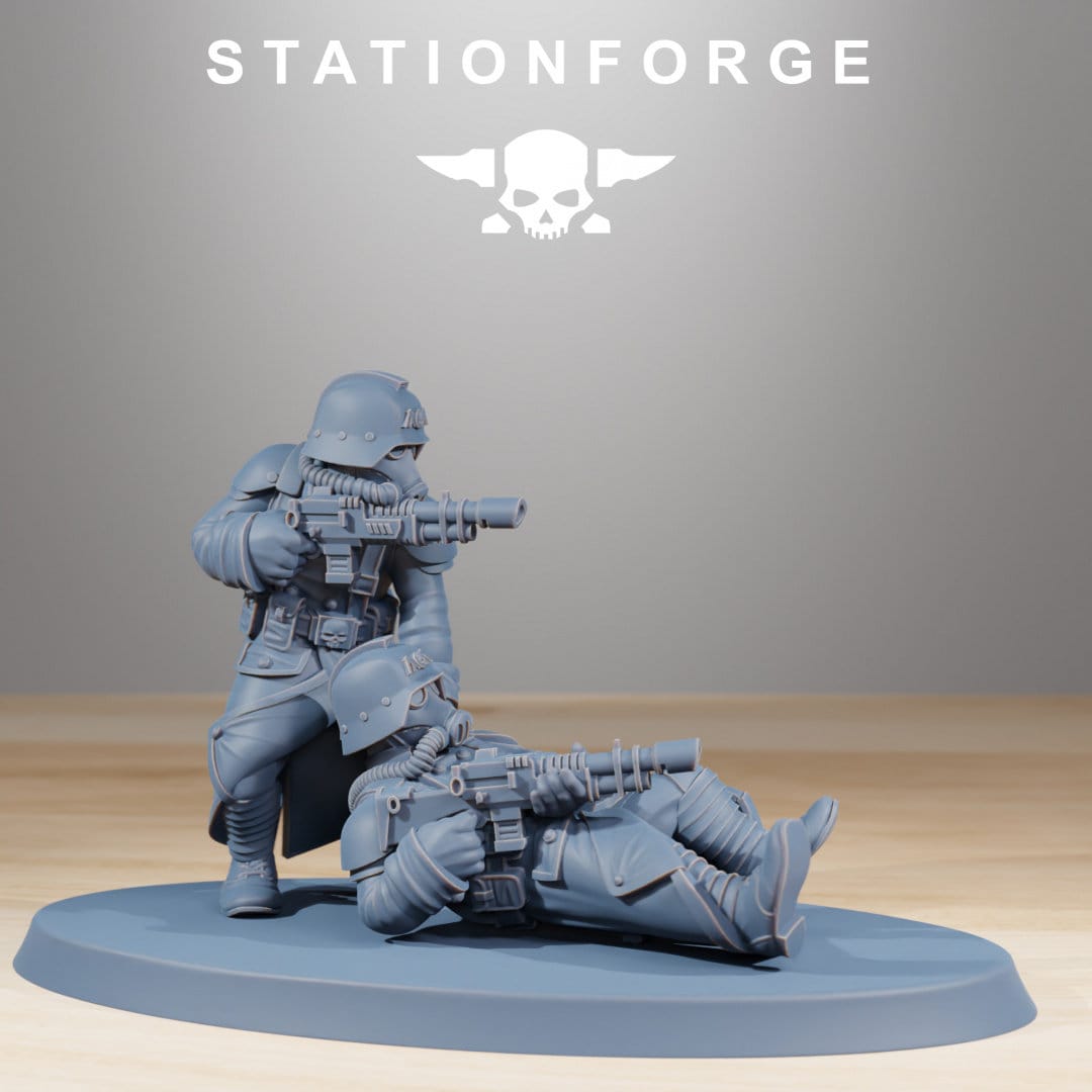 GrimGuard Casualties Resin Miniature Figure alternate view 5