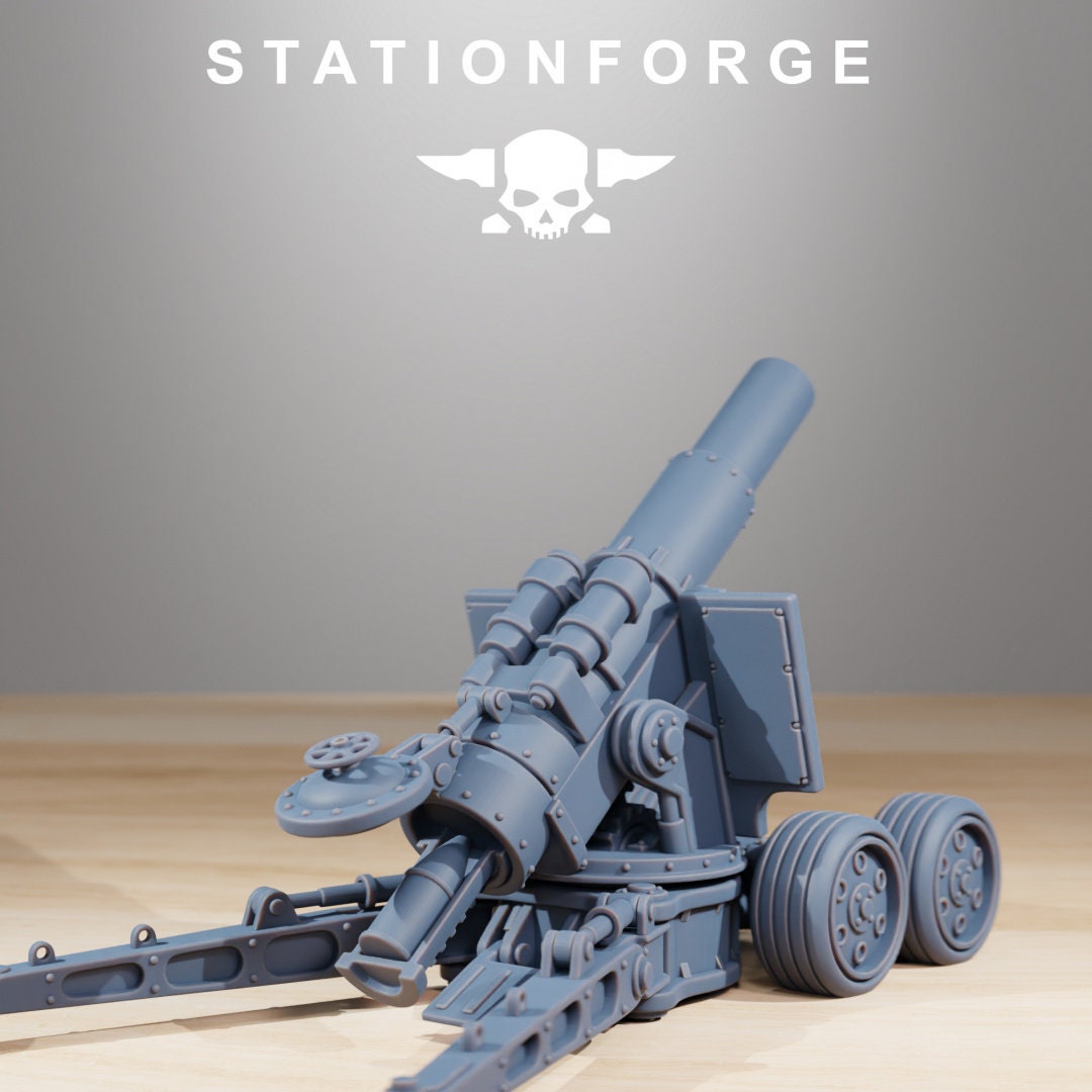 GrimGuard Heavy Artillery Resin Vehicle Miniature alternate view 5