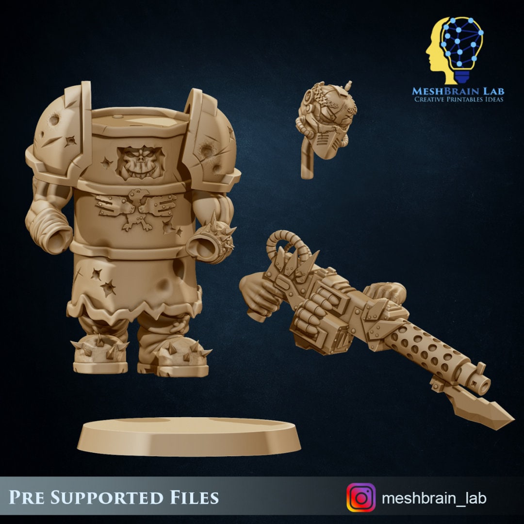 Ork Commando Stealth Master 2 Resin Miniature Figure alternate view 5