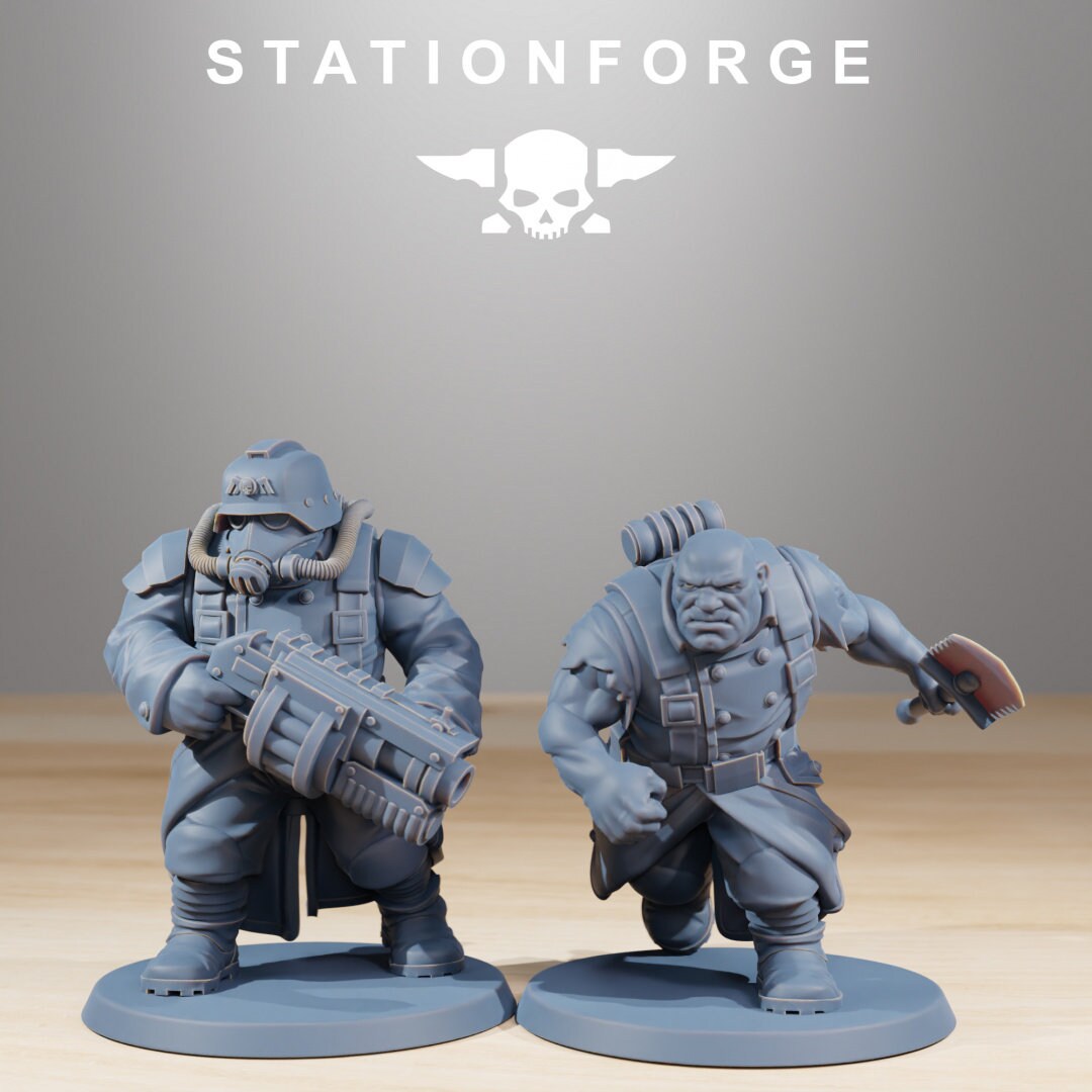 GrimGuard Mutants x10 Resin Miniatures Set alternate view 5
