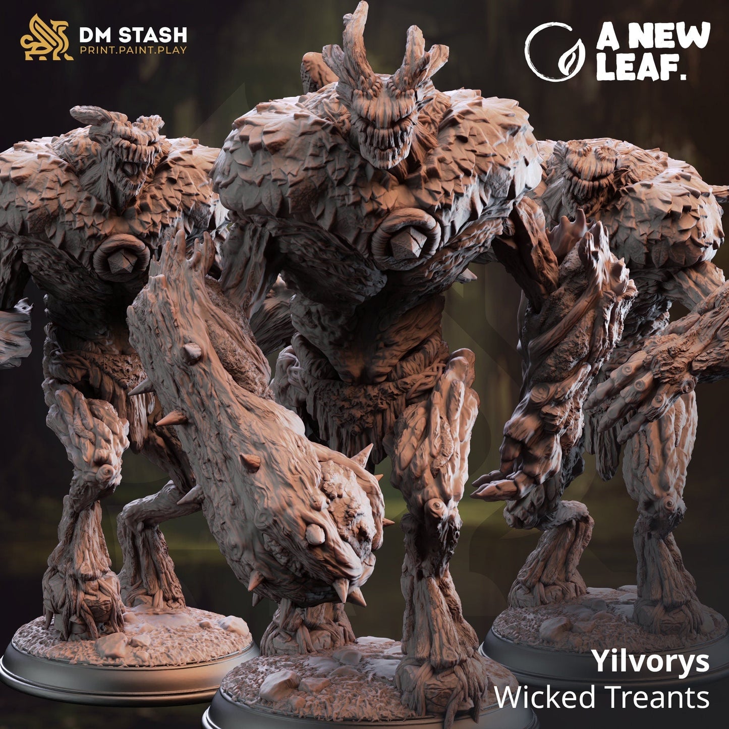 Wicked Treants x3 Resin Miniatures Set product image