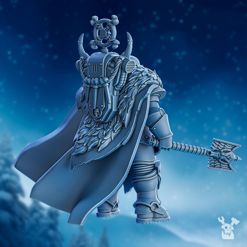 Ulfrik Thunder Voice Resin Miniature Figure alternate view 3