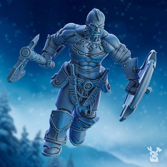Stormbringer Berserker Squad x5 Resin Miniatures Set alternate view 2