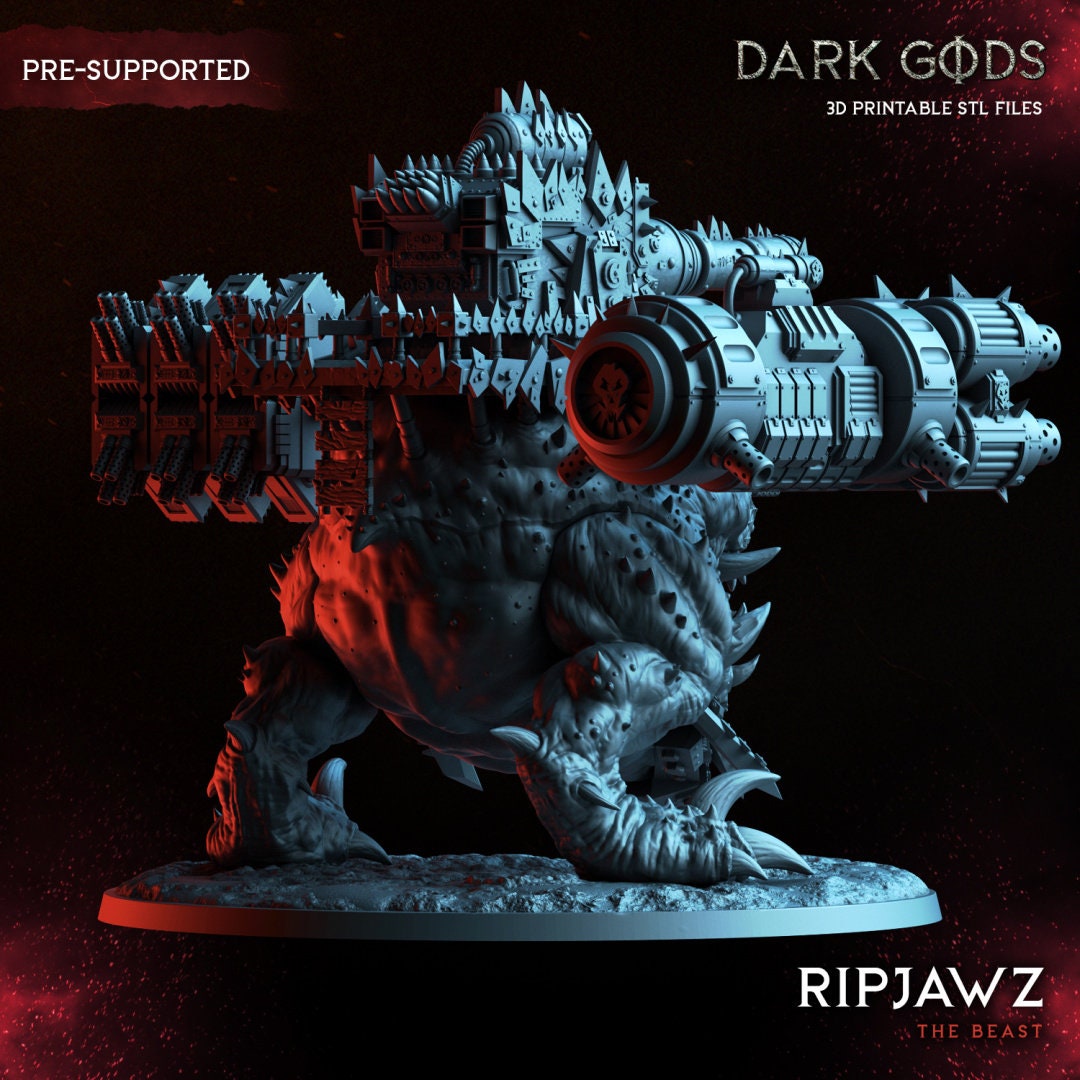 RipJawz Resin Miniature Figure alternate view 3