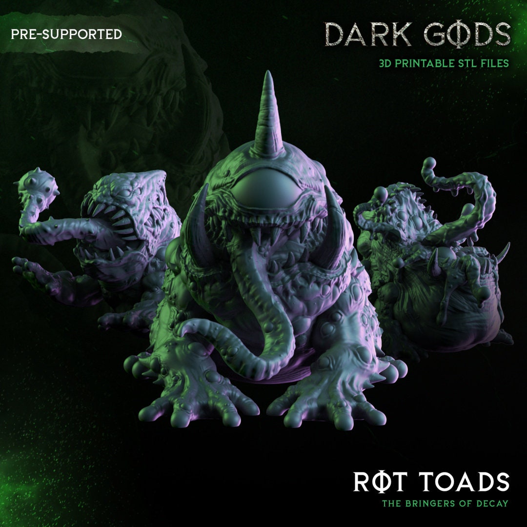 Rot Toads One Resin Miniature Figure product image