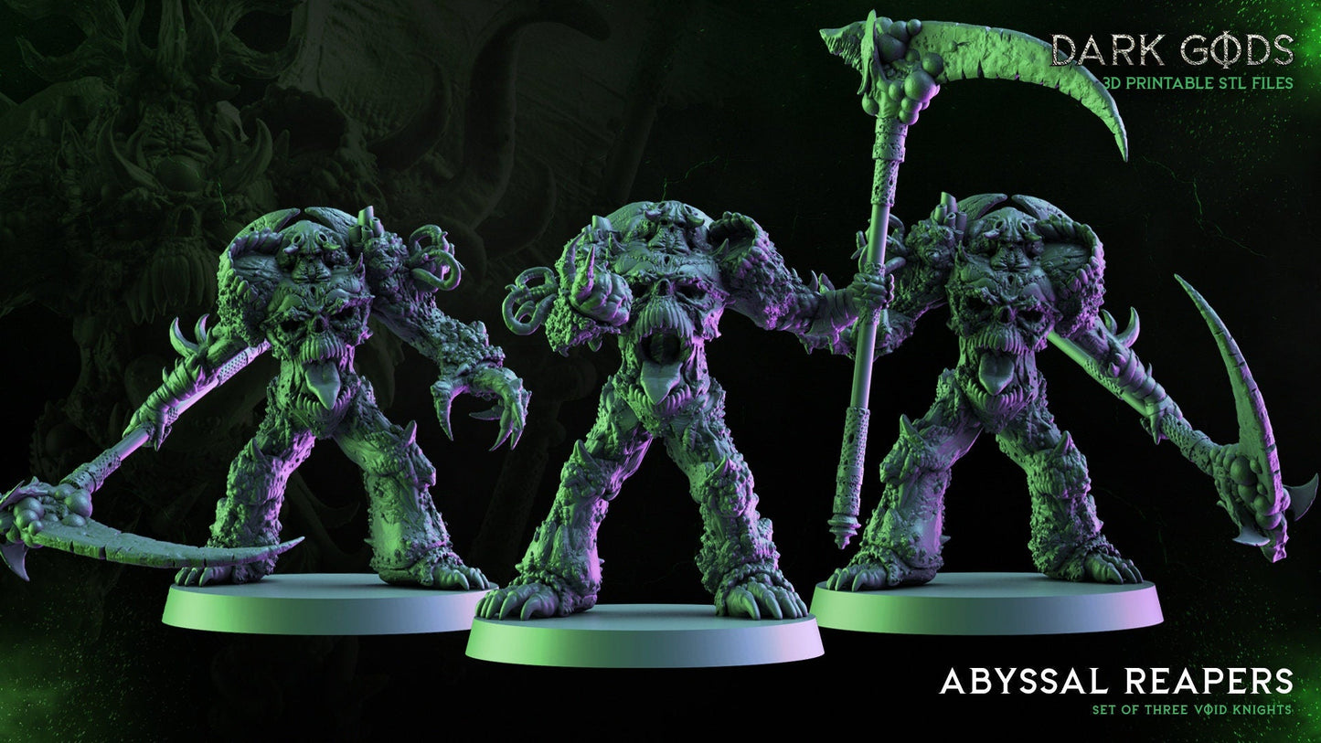 Abyssal Reapers x3 Resin Miniatures Set alternate view 2