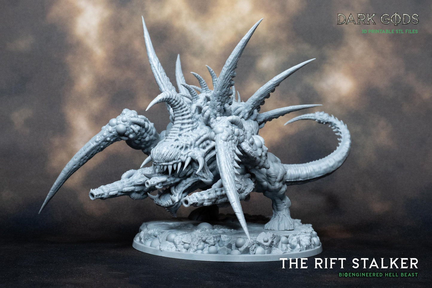 Rift Stalker Resin Miniature Figure alternate view 4