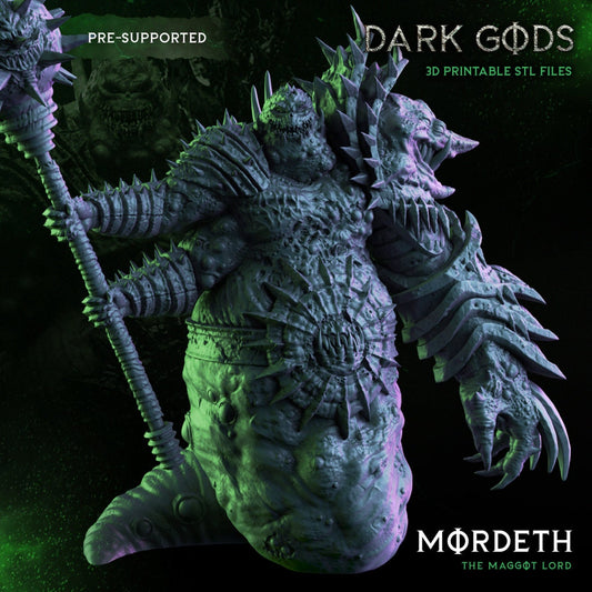 Mordeth the Maggot Lord Resin Boss Miniature alternate view 2