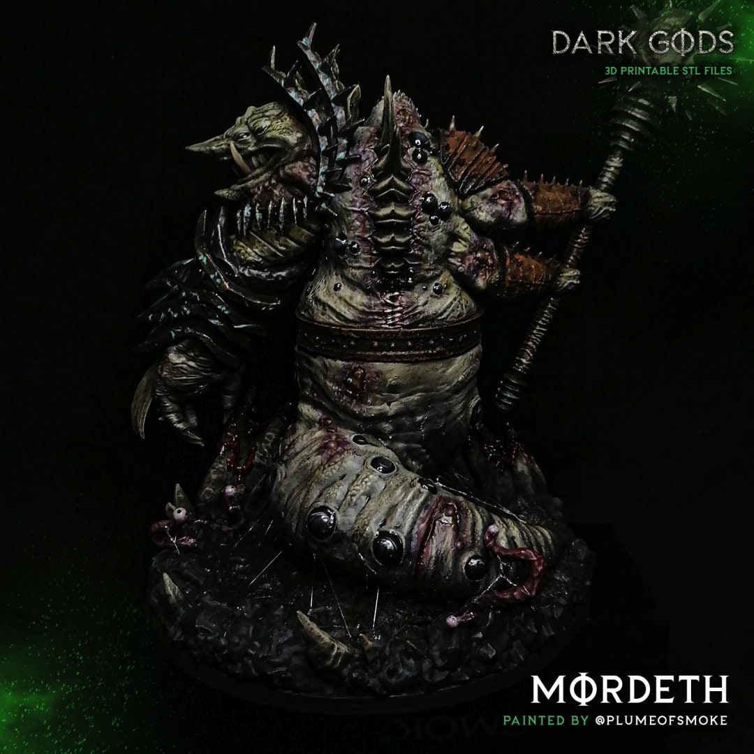 Mordeth the Maggot Lord Resin Boss Miniature alternate view 4