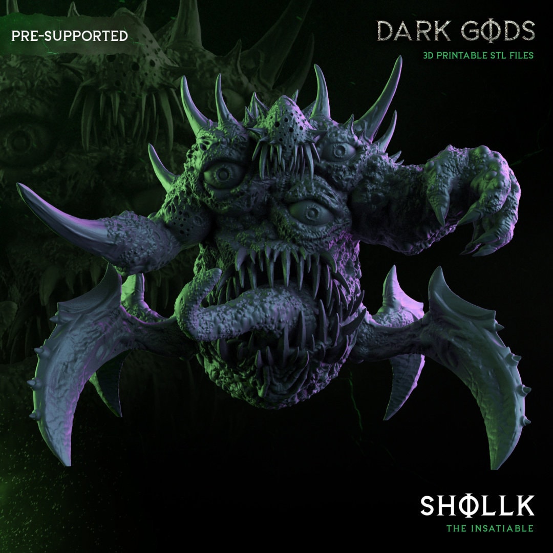 Shollk the Insatiable Resin Miniature Figure product image