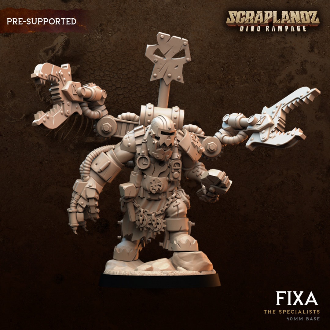 Orc Fixa Resin Miniature Figure product image