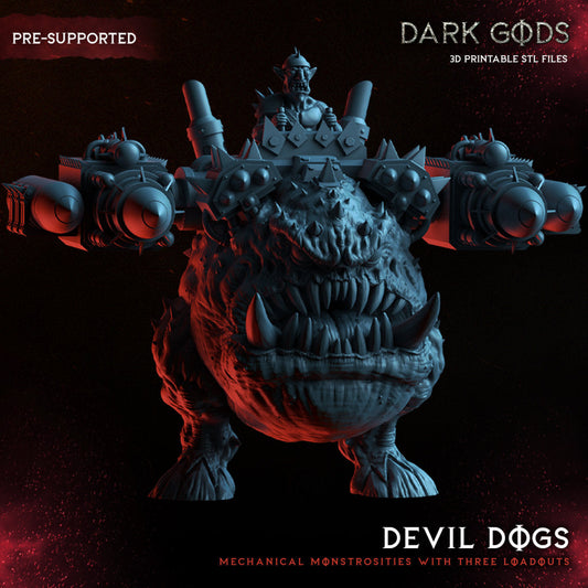 Orc Devil Dog Resin Miniature Figure alternate view 2