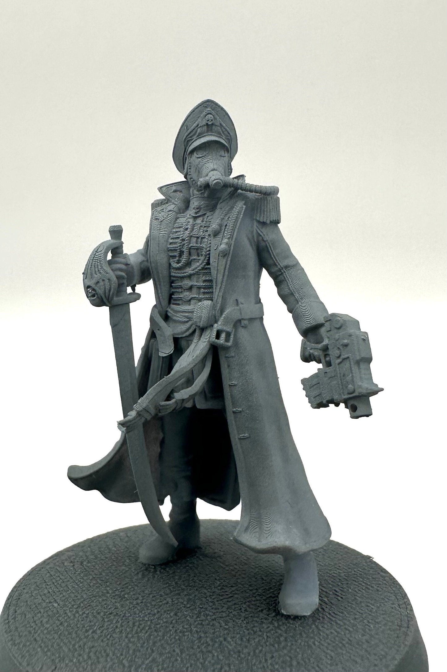 Krieg Commissar Miniature Resin Miniature Figure alternate view 2